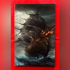 Pirate ship portrait.